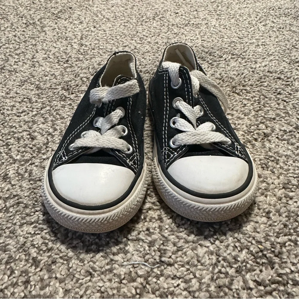 Converse All Star Sneakers Black Toddler Size 5